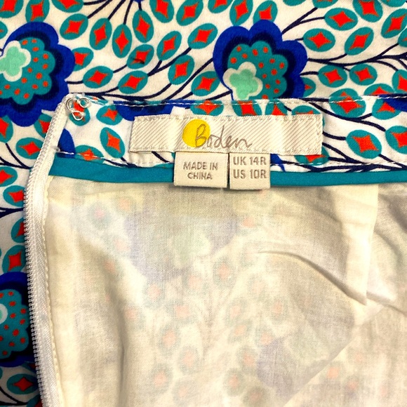 Boden floral A-Line skirt size 10R - Picture 3 of 3